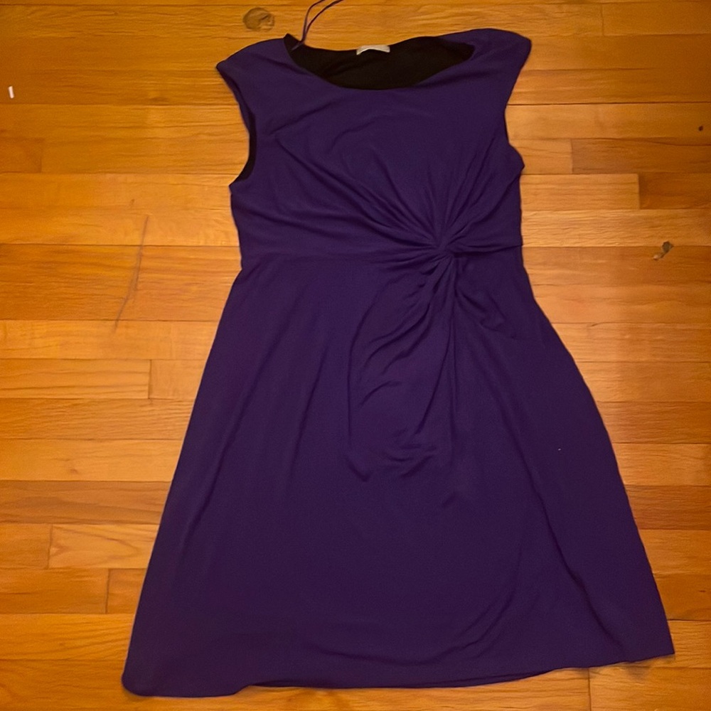 Purple Tank Sleeve Dress
